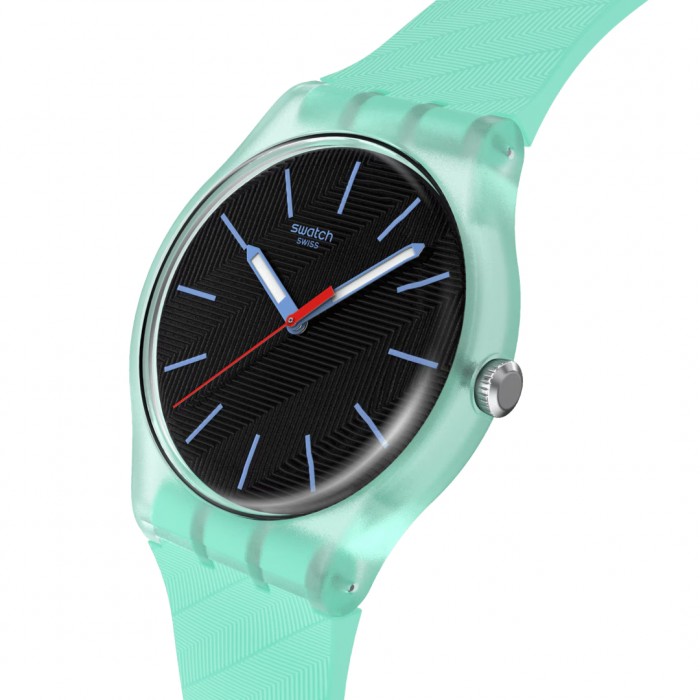 SWATCH HINT OF MINT Ρολόι Πράσινο Λουρί Σιλικόνης SO29L103 SWATCH HINT OF MINT Ρολόι Πράσινο Λουρί Σιλικόνης SO29L103
