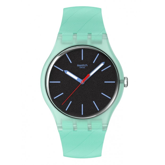 SWATCH HINT OF MINT Ρολόι Πράσινο Λουρί Σιλικόνης SO29L103 SWATCH HINT OF MINT Ρολόι Πράσινο Λουρί Σιλικόνης SO29L103