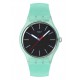 SWATCH HINT OF MINT Ρολόι Πράσινο Λουρί Σιλικόνης SO29L103