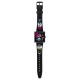 SWATCH PIERCED EDGE Ρολόι Μαύρο Λουράκι Σιλικόνης SO34B100