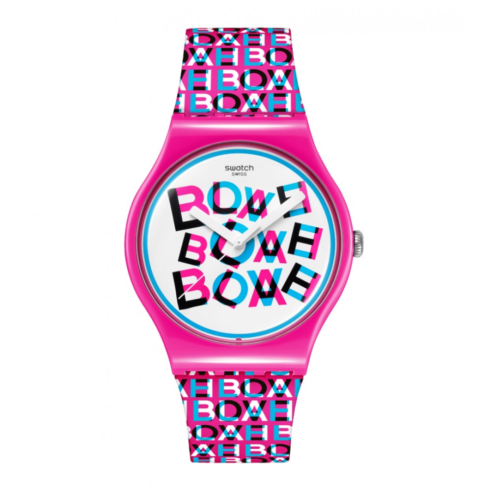 SWATCH LOVE & BLAH Ρολόι Πολύχρωμο Λουρί Σιλικόνης SO29Z156 SWATCH LOVE & BLAH Ρολόι Πολύχρωμο Λουρί Σιλικόνης SO29Z156