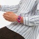 SWATCH FUCHSIA LINES Unisex Ρολόι Φούξια Λουράκι Σιλικόνης SUSB110