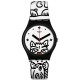 SWATCH COMICAT Unisex Ρολόι Λευκό Λουράκι Σιλικόνης GB322
