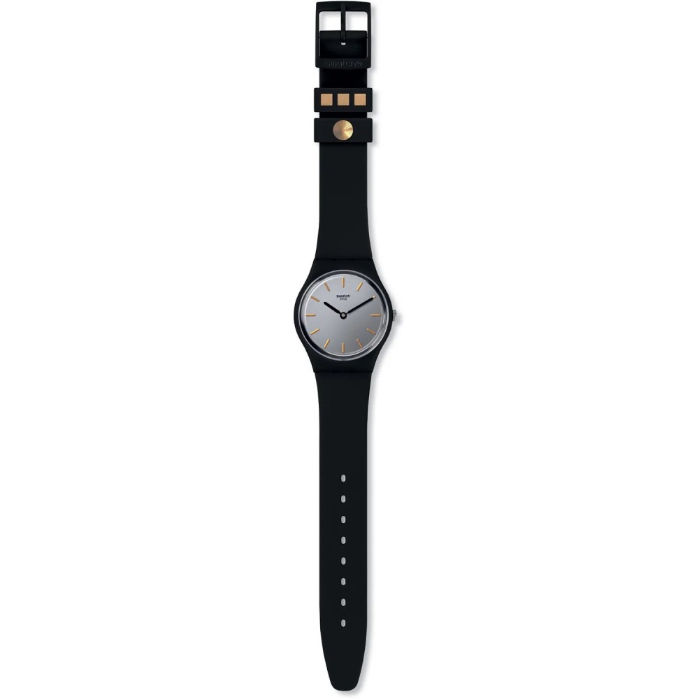 SWATCH DAMOISEAU Unisex Ρολόι Μαύρο Λουράκι Σιλικόνης GB325 SWATCH DAMOISEAU Unisex Ρολόι Μαύρο Λουράκι Σιλικόνης GB325