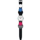 SWATCH BAU-BBLES Unisex Ρολόι Πολύχρωμο Λουράκι Σιλικόνης GE276