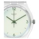 SWATCH SWAN LAKE Unisex Ρολόι Λευκό Διάφανο Λουράκι Σιλικόνης GE294