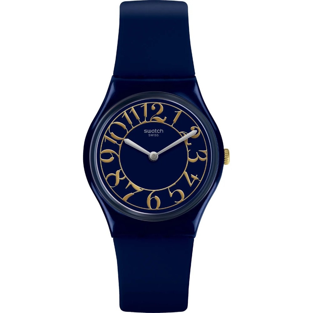 SWATCH BACK IN TIME Unisex Ρολόι Μπλε Λουράκι Σιλικόνης GN262