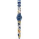 SWATCH SILKY WAY Unisex Ρολόι Πολύχρωμο Λουράκι Σιλικόνης GN263