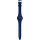 SWATCH SILVER IN BLUE Unisex Ρολόι Μπλε Λουράκι Σιλικόνης GN416