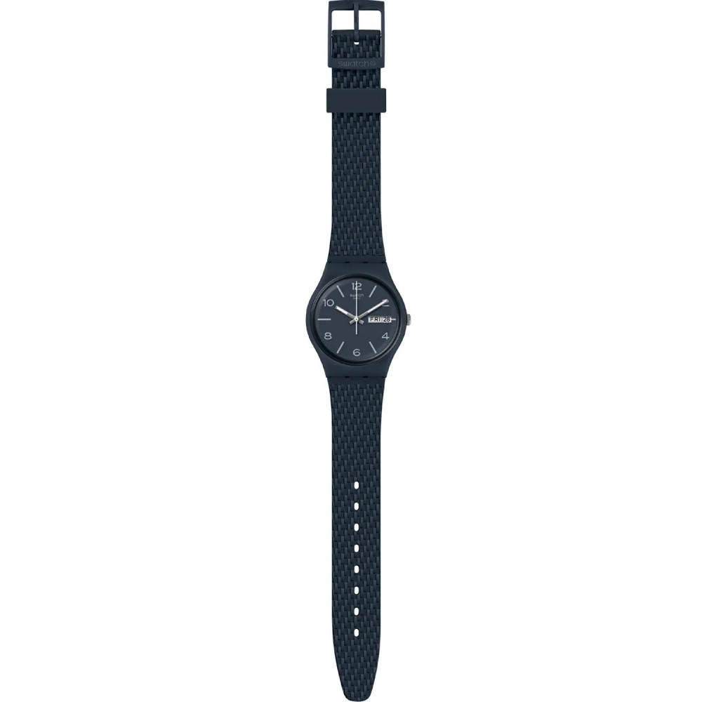 SWATCH LASERATA Unisex Ρολόι Μπλε Λουράκι Σιλικόνης GN725