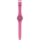 SWATCH BLURRY PINK Unisex Ρολόι Ροζ Λουράκι Σιλικόνης GP170