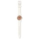 SWATCH DONZELLE Unisex Ρολόι Λευκό Λουράκι Σιλικόνης GW209