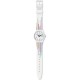 SWATCH WHITE SAMBA Unisex Ρολόι Πολύχρωμο Λουράκι Σιλικόνης GW712