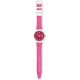 SWATCH BERRY LIGHT Unisex Ρολόι Ροζ Λουράκι Σιλικόνης/Υφασμάτινο GW713
