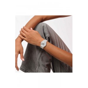 SWATCH x Art Peace Hotel CURVILINEAR Unisex Ρολόι Λευκό Λουράκι σιλικόνης GZ363