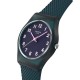 SWATCH TEAL WEAVE Ρολόι Πράσινο λουράκι Σιλικόνης LL127