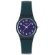 SWATCH TEAL WEAVE Ρολόι Πράσινο λουράκι Σιλικόνης LL127
