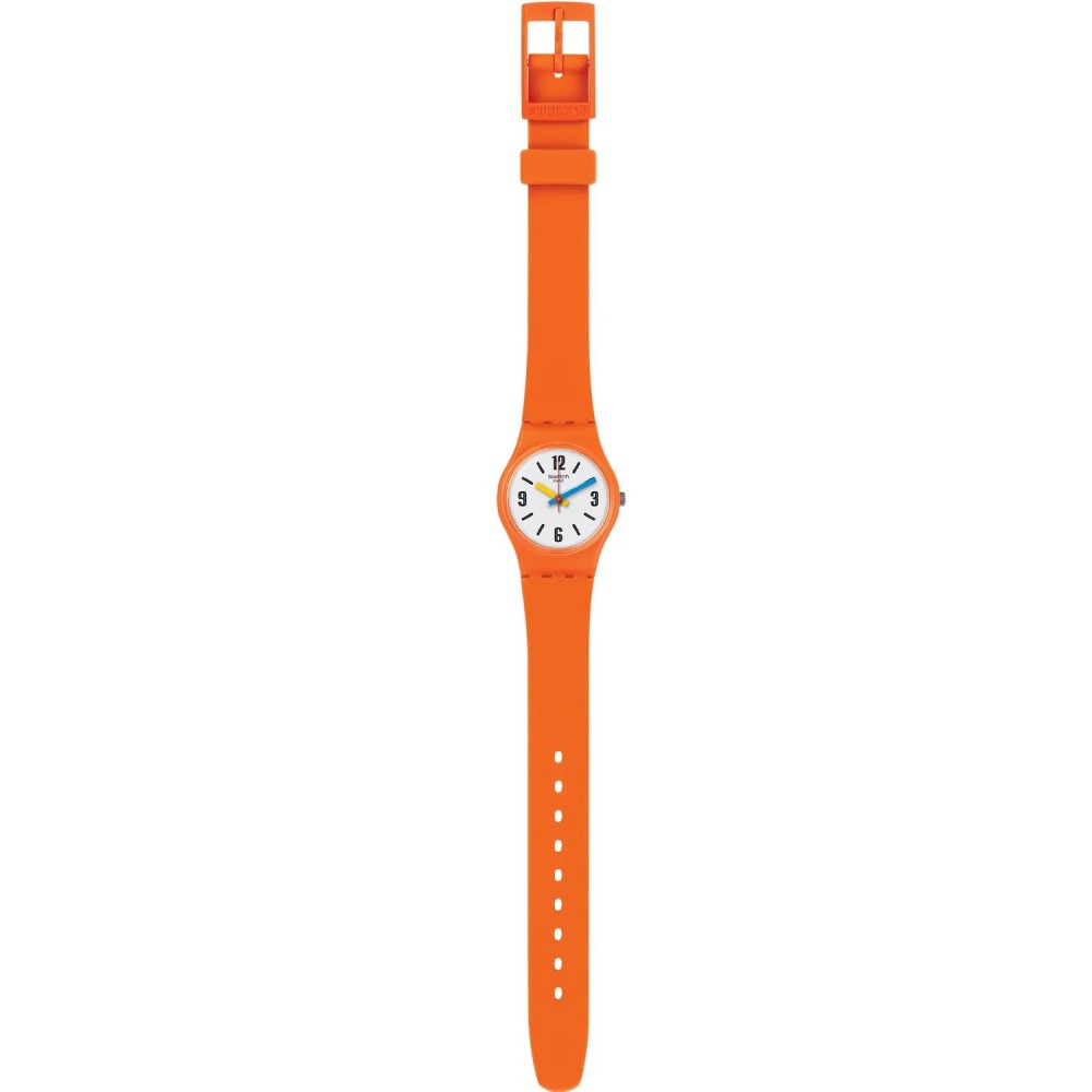SWATCH SORANGE Ρολόι Πορτοκαλί λουράκι Σιλικόνης LO114