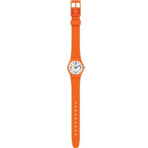 SWATCH SORANGE Unisex Watch Orange Silicone Strap LO114 SWATCH SORANGE Unisex Watch Orange Silicone Strap LO114