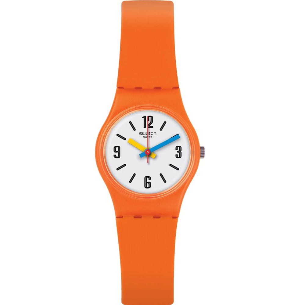 SWATCH SORANGE Ρολόι Πορτοκαλί λουράκι Σιλικόνης LO114