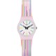 SWATCH PINK MIXING Ρολόι Ροζ λουράκι Σιλικόνης LP155