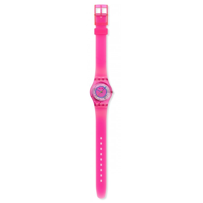 SWATCH PRISMATICALLY PINK Ρολόι Ροζ Σιλικόνης λουράκι LP166