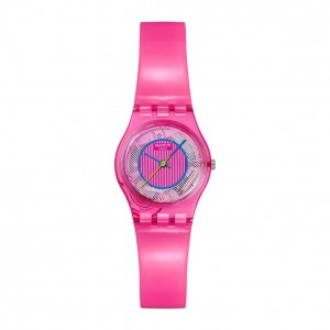 SWATCH PRISMATICALLY PINK Ρολόι Ροζ Σιλικόνης λουράκι LP166