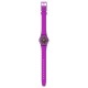 SWATCH MAGENTA WEAVE Ρολόι Μωβ λουράκι Σιλικόνης LV122