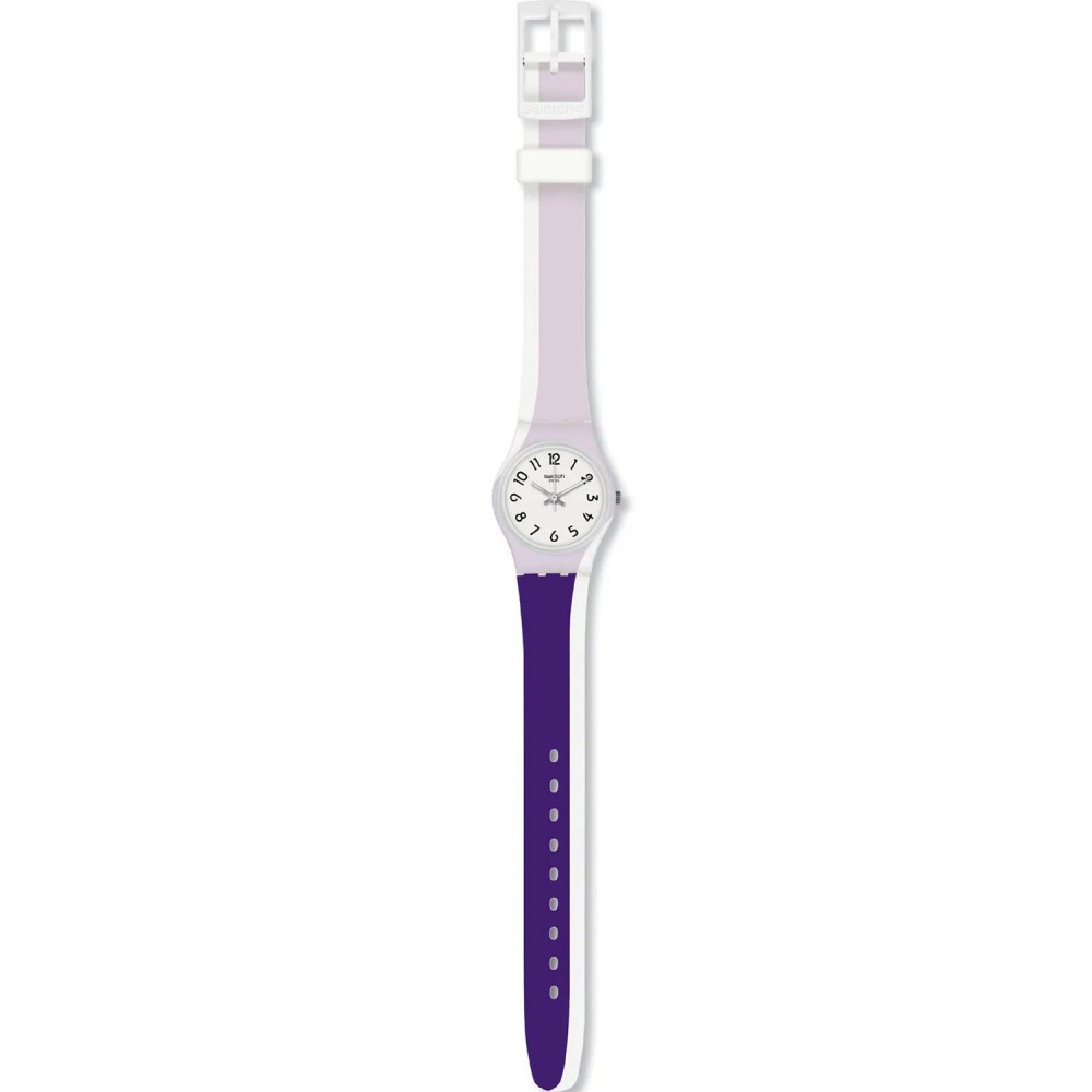 SWATCH PURPLETWIST Ρολόι Πολύχρωμο λουράκι Σιλικόνης LW169