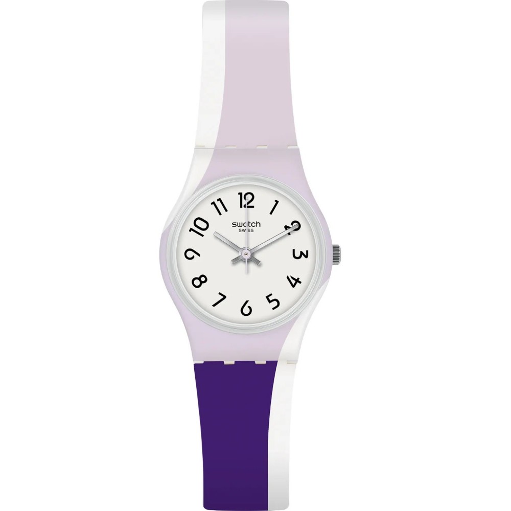 SWATCH PURPLETWIST Ρολόι Πολύχρωμο λουράκι Σιλικόνης LW169