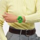 SWATCH GLOWINGLY GREEN Ρολόι Unisex Πράσινο Λουράκι Σιλικόνης SB02G100