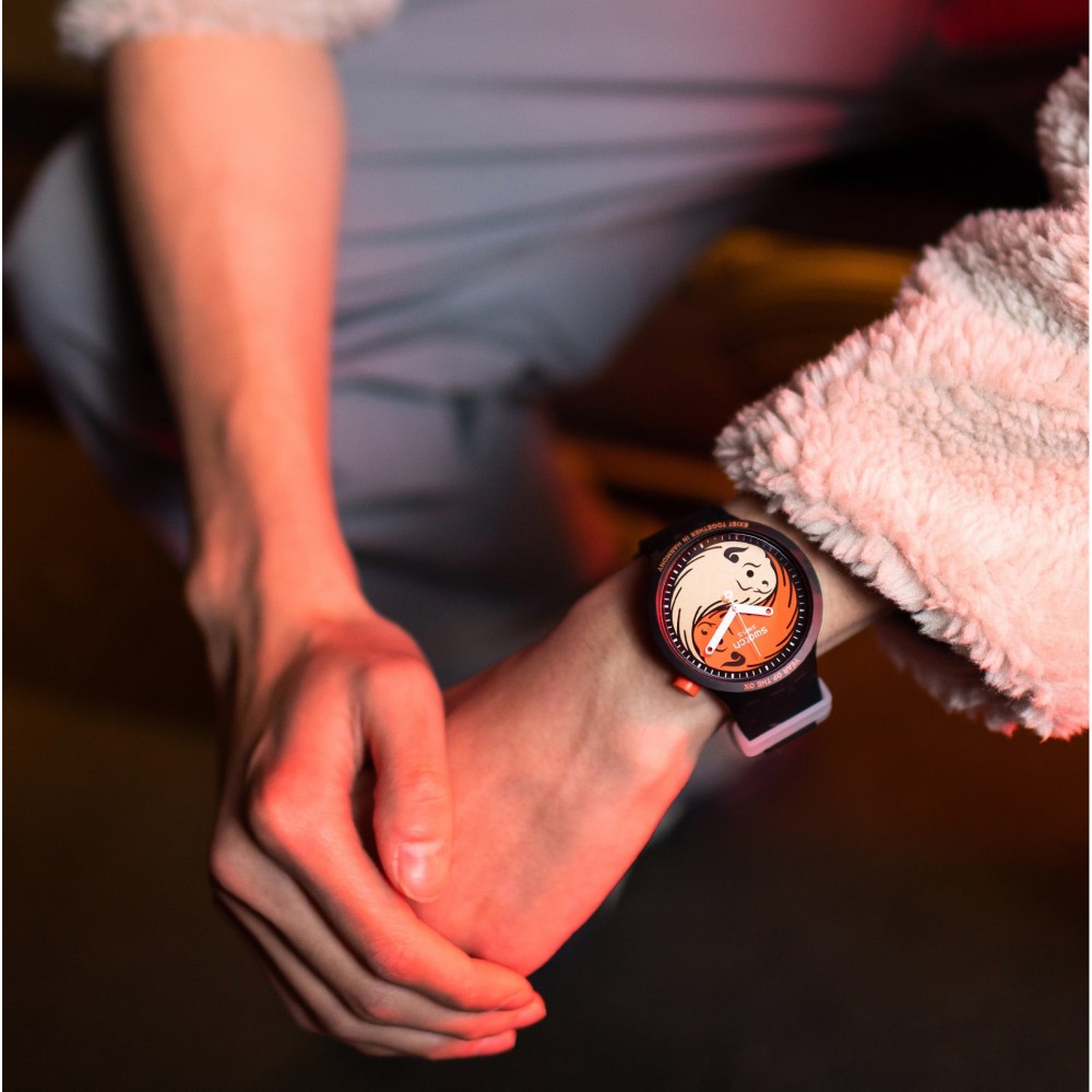 SWATCH OX ROCKS 2021! Ρολόι Unisex Πολύχρωμο Λουράκι Σιλικόνης SO27Z109