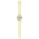 SWATCH WAVELENGTHS OF SAND Unisex Ρολόι Κίτρινο Λουράκι Σιλικόνης SO28J102