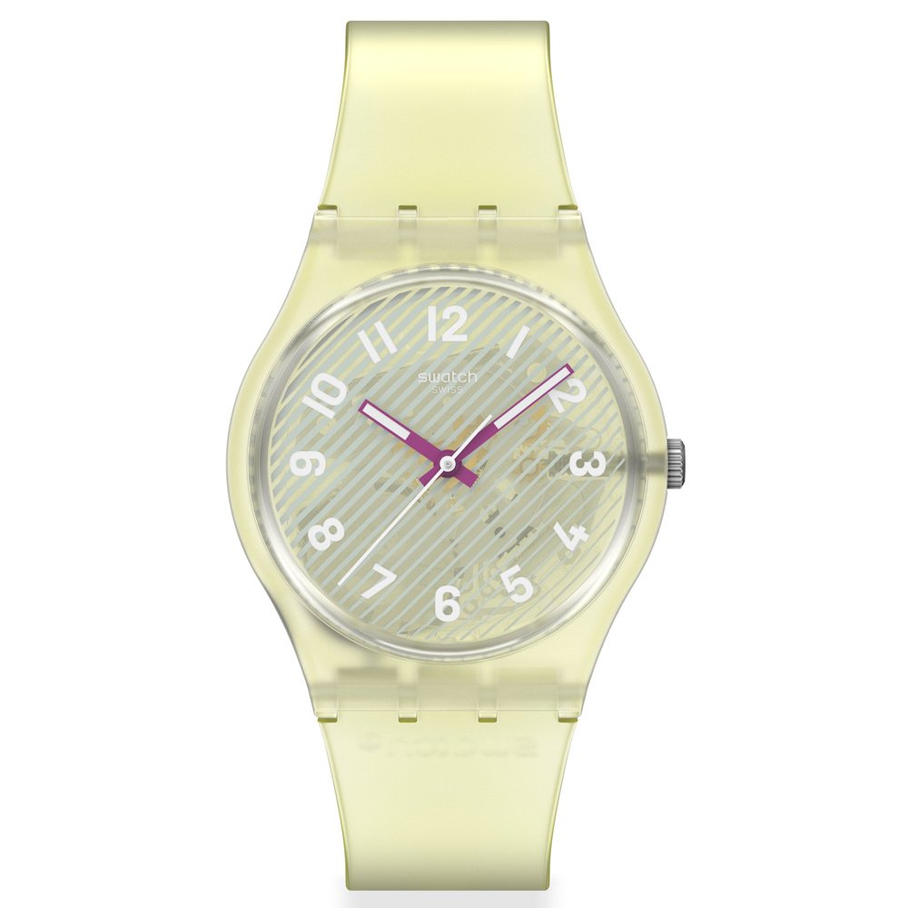 SWATCH WAVELENGTHS OF SAND Unisex Ρολόι Κίτρινο Λουράκι Σιλικόνης SO28J102