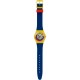 SWATCH TIMING IS EVERYTHING Unisex Ρολόι Μπλε Λουράκι Σιλικόνης SO28J103