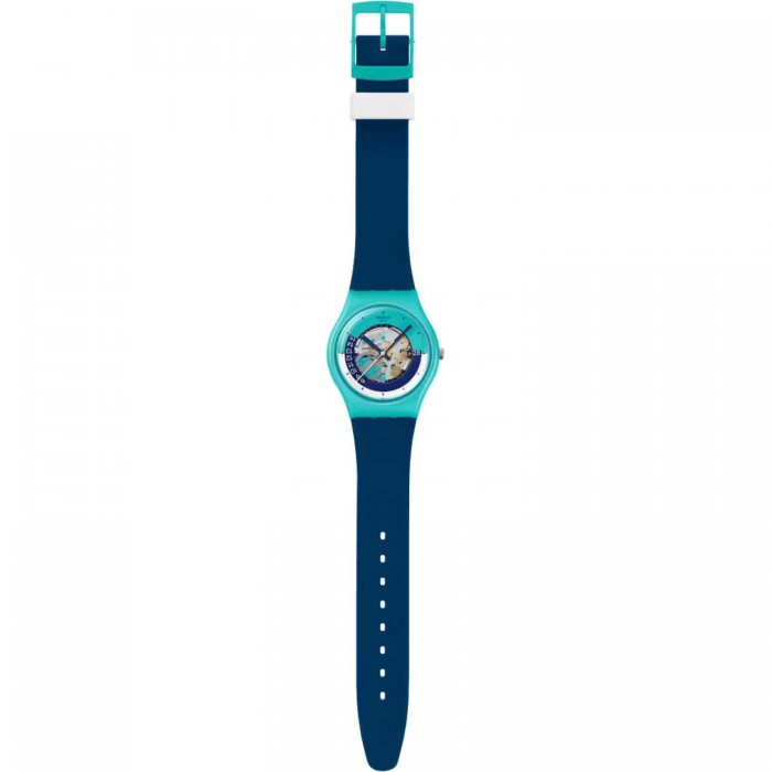 SWATCH IF NOT NOW, WHEN? Unisex Ρολόι Μπλε Λουράκι Σιλικόνης SO28L400