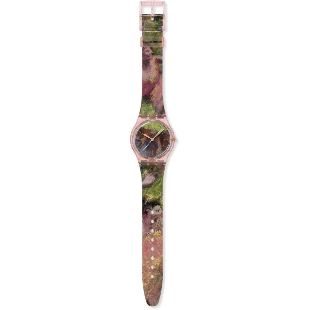 SWATCH x Guggenheim DEGAS'S DANCERS Unisex Ρολόι Πολύχρωμο Λουράκι Σιλικόνης SO28Z131
