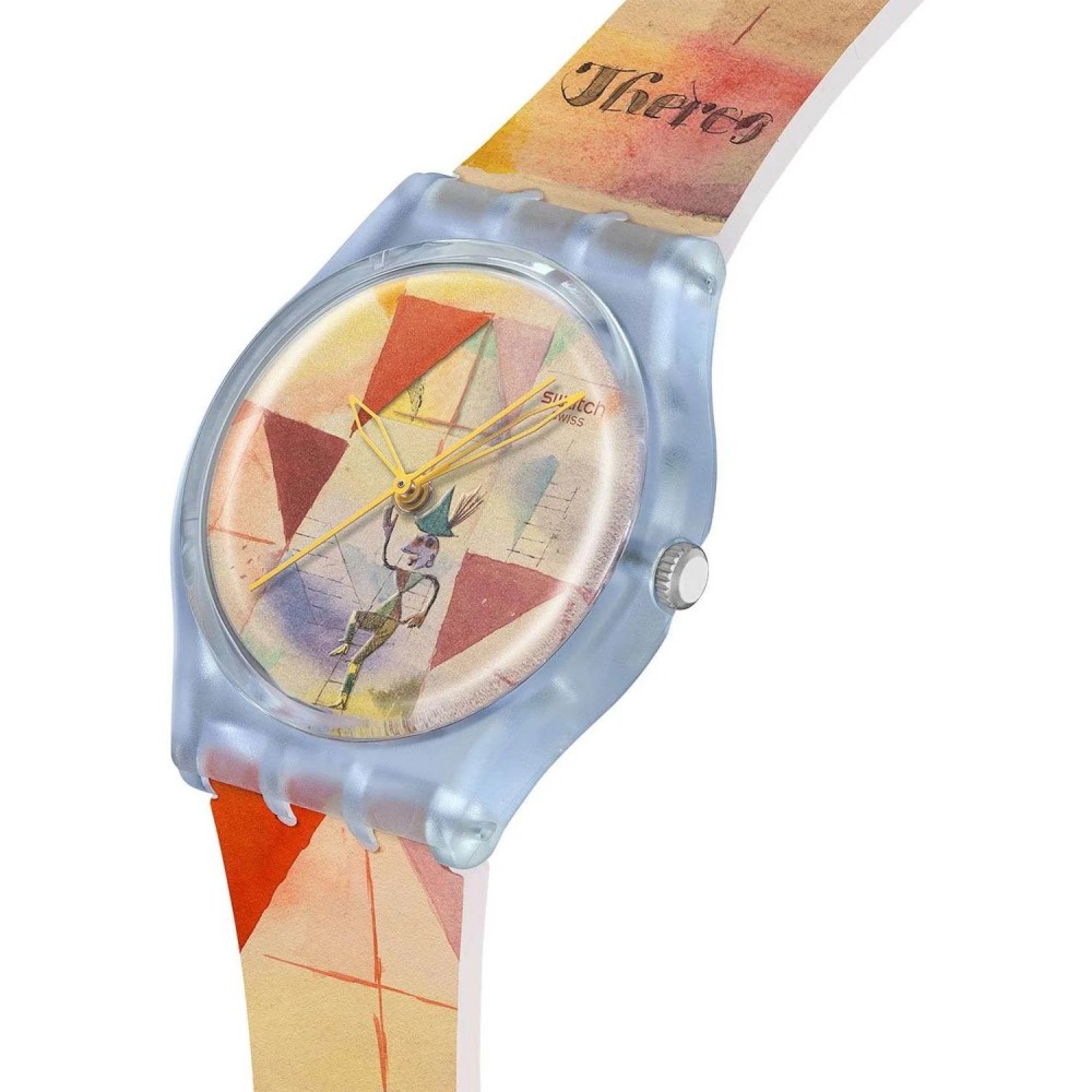 SWATCH x Guggenheim KLEE'S BAVARIAN DON GIOVANNI Unisex Ρολόι Πολύχρωμο Λουράκι Σιλικόνης SO28Z703