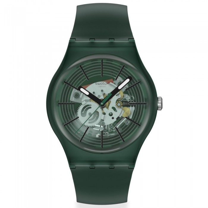SWATCH REVEALED IN THE FOREST Ρολόι Πράσινο Λουρί Σιλικόνης SO29G111