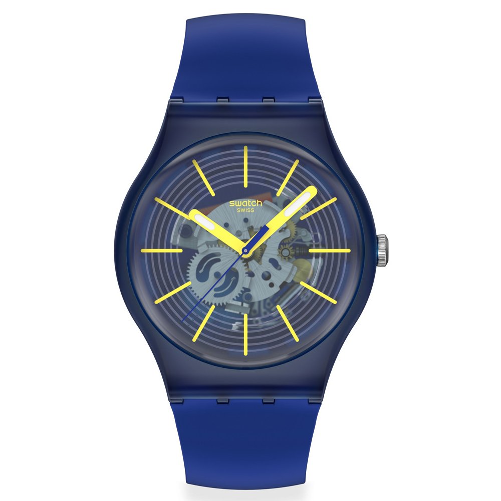 SWATCH REVEALED IN THE DEPTHS Ρολόι Μπλε Λουρί Σιλικόνης SO29I100 SWATCH REVEALED IN THE DEPTHS Ρολόι Μπλε Λουρί Σιλικόνης SO29I100