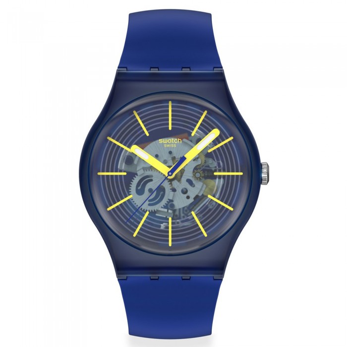SWATCH REVEALED IN THE DEPTHS Ρολόι Μπλε Λουρί Σιλικόνης SO29I100