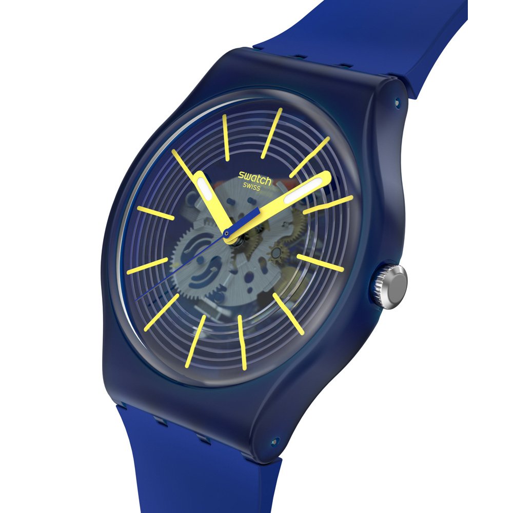 SWATCH REVEALED IN THE DEPTHS Ρολόι Μπλε Λουρί Σιλικόνης SO29I100 SWATCH REVEALED IN THE DEPTHS Ρολόι Μπλε Λουρί Σιλικόνης SO29I100