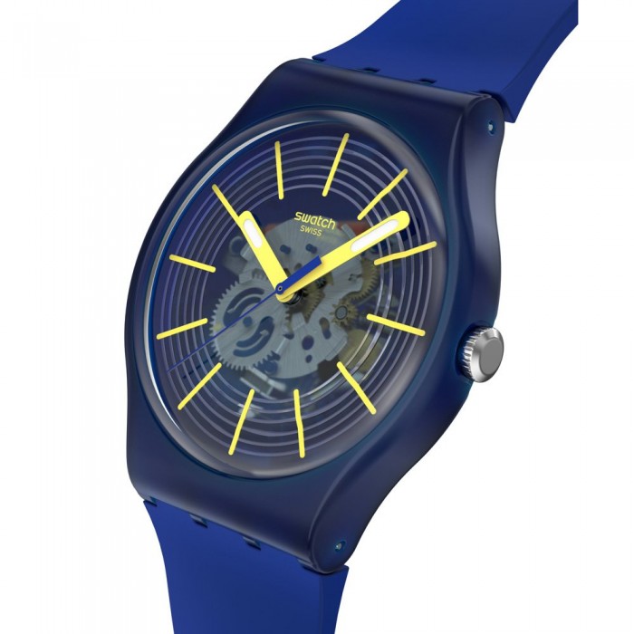 SWATCH REVEALED IN THE DEPTHS Ρολόι Μπλε Λουρί Σιλικόνης SO29I100