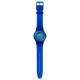 SWATCH BRILLIANTLY BLUE Unisex Ρολόι Μπλε Λουράκι σιλικόνης SO29S102