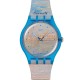 SWATCH x Guggenheim MONET'S PALAZZO DUCALE Ρολόι Πολύχρωμο Λουρί Σιλικόνης SO29Z150