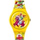 SWATCH x Art Peace Hotel BLOW AWAY Ρολόι Πολύχρωμο Λουρί Σιλικόνης SUOZ373
