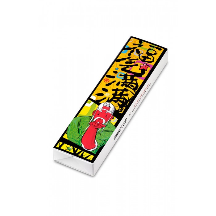 SWATCH x Art Peace Hotel BLOW AWAY Ρολόι Πολύχρωμο Λουρί Σιλικόνης SUOZ373 SWATCH x Art Peace Hotel BLOW AWAY Ρολόι Πολύχρωμο Λουρί Σιλικόνης SUOZ373