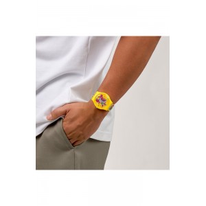 SWATCH x Art Peace Hotel BLOW AWAY Ρολόι Πολύχρωμο Λουρί Σιλικόνης SUOZ373