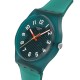 SWATCH WAVELENGTHS OF MOSS Unisex Ρολόι Πράσινο Λουράκι Σιλικόνης SO28L100