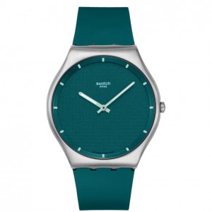SWATCH PONDERING PATTERNS Ρολόι Πράσινο Λουράκι Σιλικόνης SS07S155